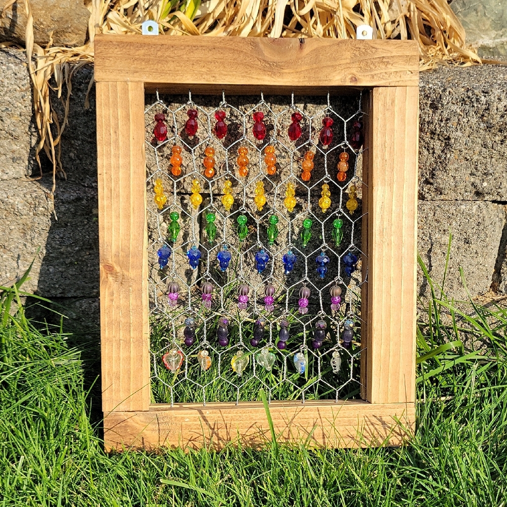 Multicolor Beaded Wall Decor